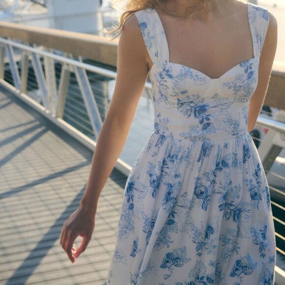 Jasmine Flare Mini Dress - Picture 1 of 5